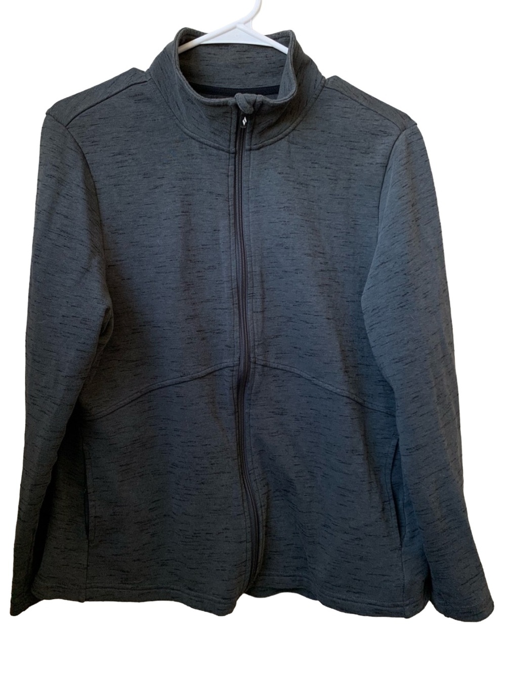 SKETCHERS Women’s Dark Gray Black  Zipper Front Jacket